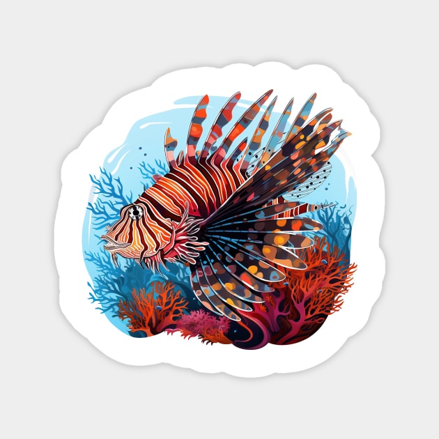 Lionfish Magnet by zooleisurelife