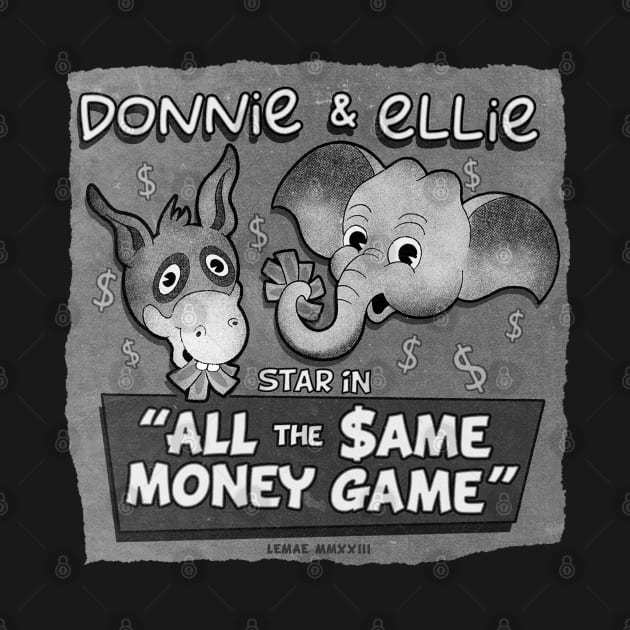 The Money Game Cartoon by LeMae Macabre