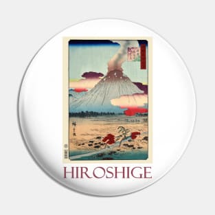 A True View of Mount Asama by Utagawa Hiroshige Pin