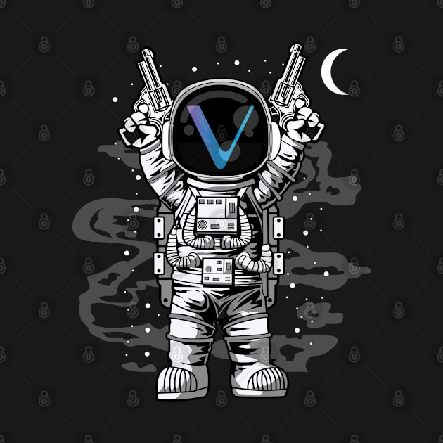 Astronaut Vechain Crypto VET Coin To The Moon Token Cryptocurrency Wallet Birthday Gift For Men Women Kids by Thingking About