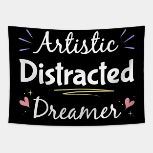 Artistic Distracted Dreamer,  Inattentive ADHD or ADD Tapestry