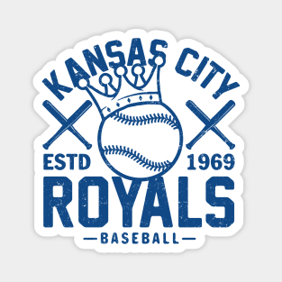 Kansas City Royals Retro 1 by Buck Tee Magnet