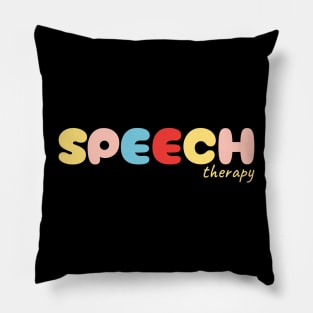 Speech Therapy - Pop Art Pillow