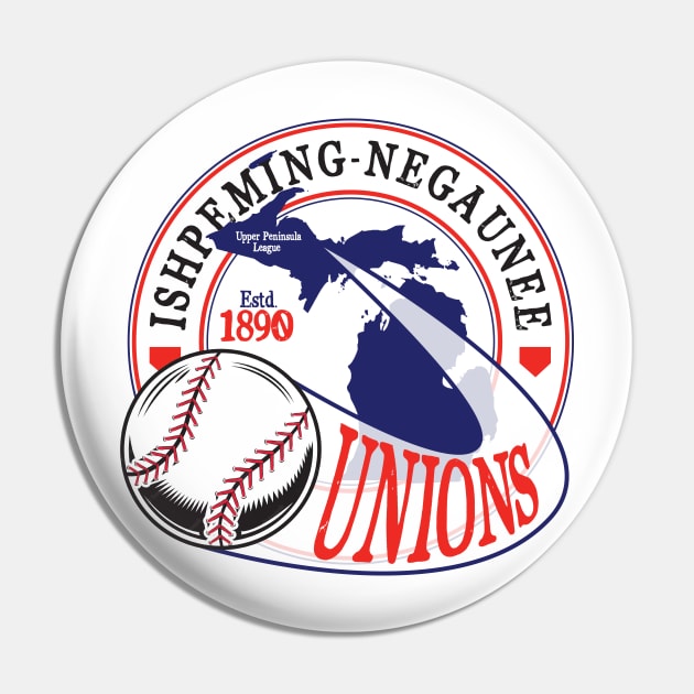 Ishpeming-Negaunee Unions Pin by MindsparkCreative