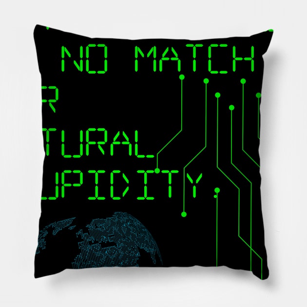 Artificial Intelligence Pillow by PhoenixDamn