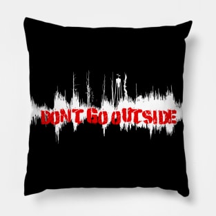 Horror Creepy Creature Siren Head Scary White Noise Horror Meme Pillow