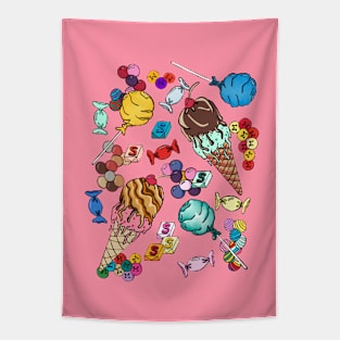 Candies and goodies Tapestry