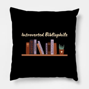 Introverted Bibliophile Pillow