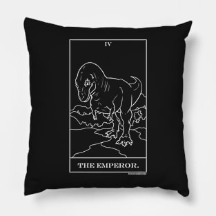 Emperor Dinosaur Tyrannosaurus Rex Tarot Pillow