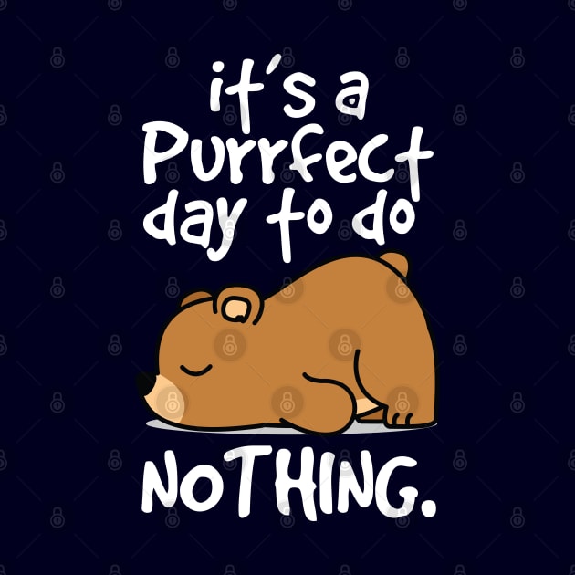 it's a perfect day to do nothing by youki