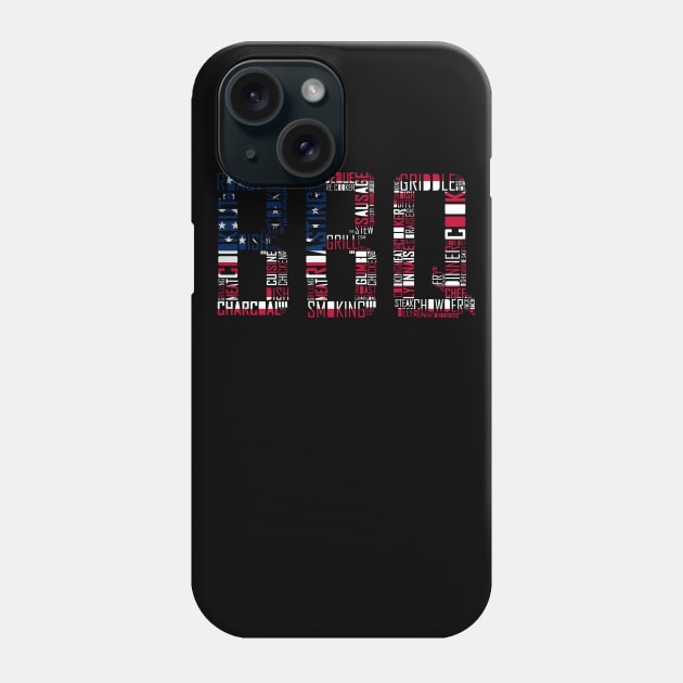 USA BBQ Grill Phone Case by LetsBeginDesigns