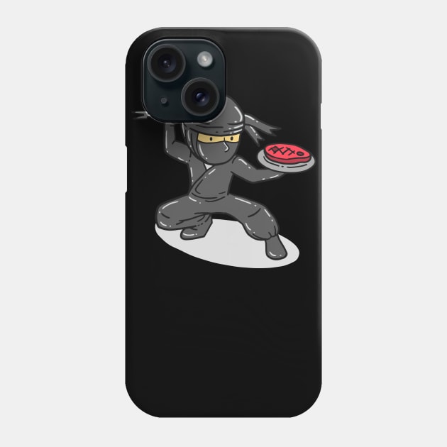 Cool Barbecue BBQ Ninja Meat Phone Case by Shirtbubble