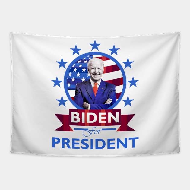 Joe Biden for President Tapestry by DWFinn