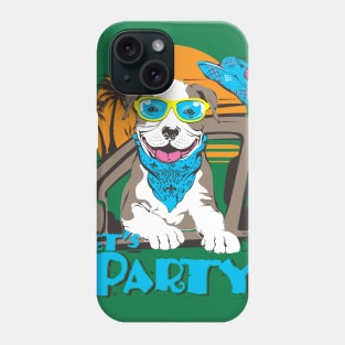 lets party dog Phone Case