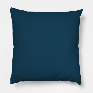 Preppy solid color nautical beach coastal chic teal  blue Pillow