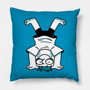 Teal Weirdo Pillow