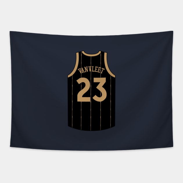 Fred VanVleet Toronto Jersey Qiangy Tapestry by qiangdade