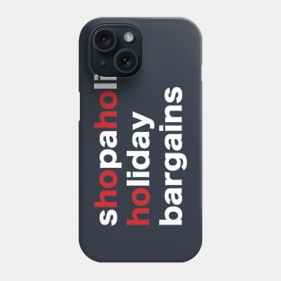 Holiday Scrabble Words - design no. 3 ( dark shirts ) Phone Case