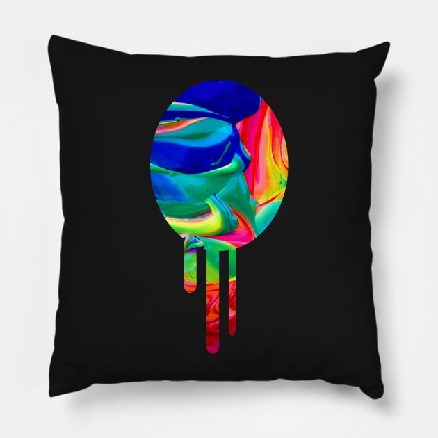 Beautiful Rainbow Colours Pillow by Pris25