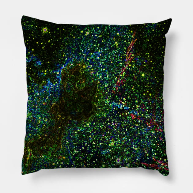 Black Panther Art - Glowing Edges 279 Pillow by The Black Panther