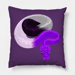 Ace Ball Python - Asexual Pride Pillow