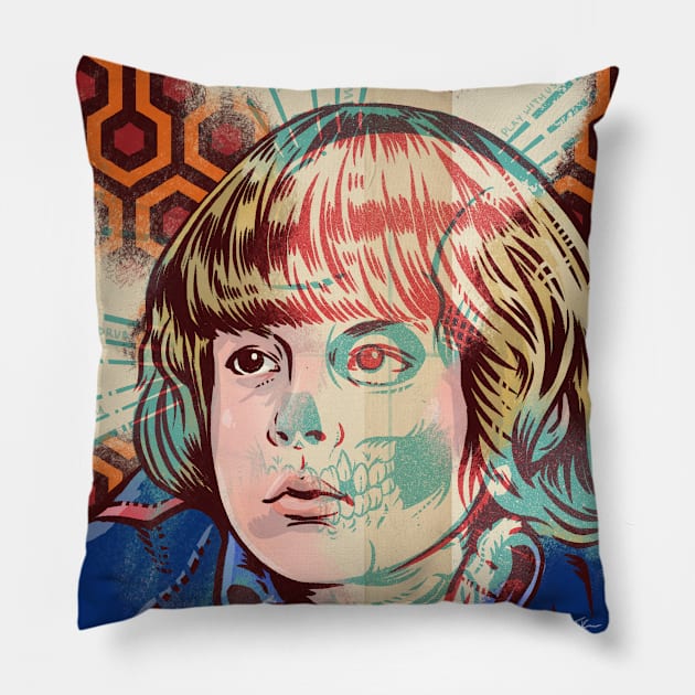 Daniel Anthony Torrance Pillow by Travis Knight