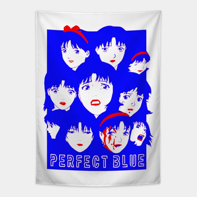 Perfect Blue Tapestry by OtakuPapercraft