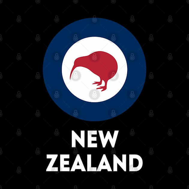 New Zealand RNZAF Military Roundel, Royal New Zealand Air Force. by VFR Zone