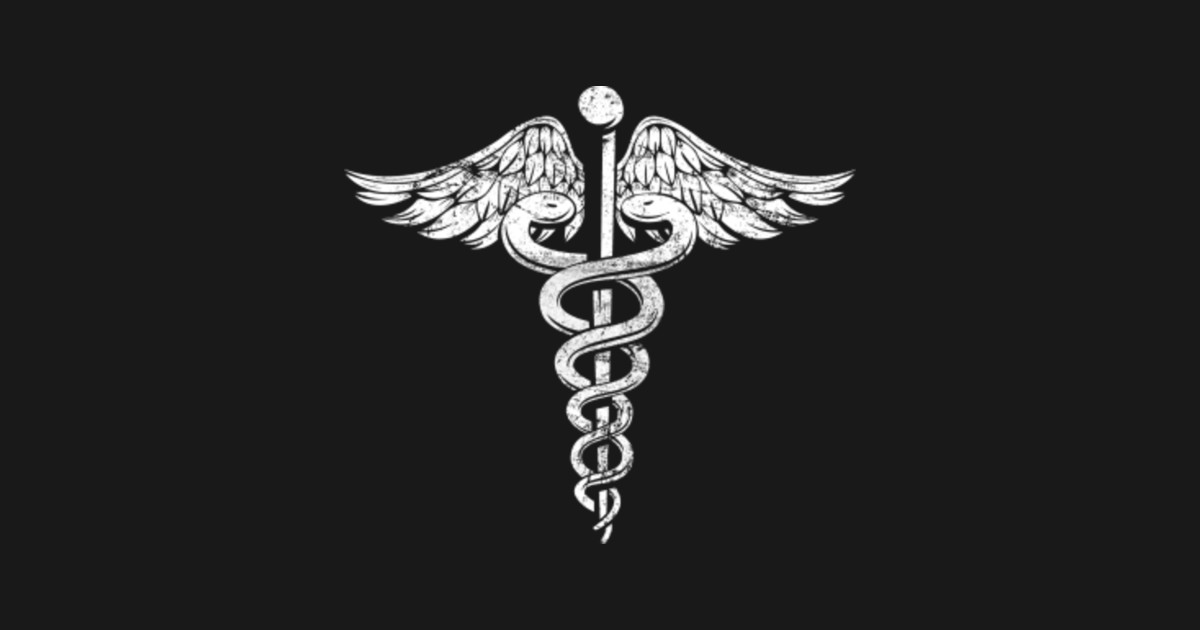 Vintage Caduceus Symbol Nurses Doctors Medic Healthcare Symbol Tapestry TeePublic
