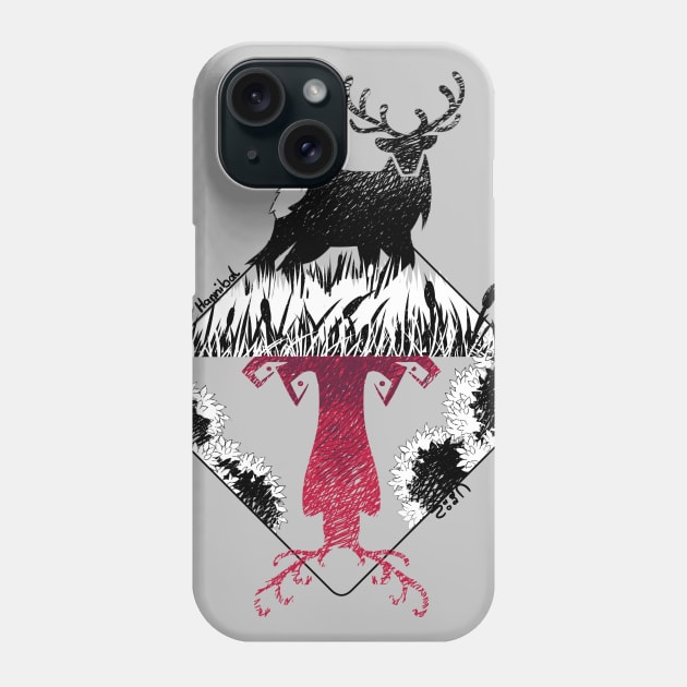 HOW DEER YOU Phone Case by Sagurin