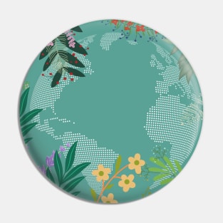 Mother Nature Globe Pin