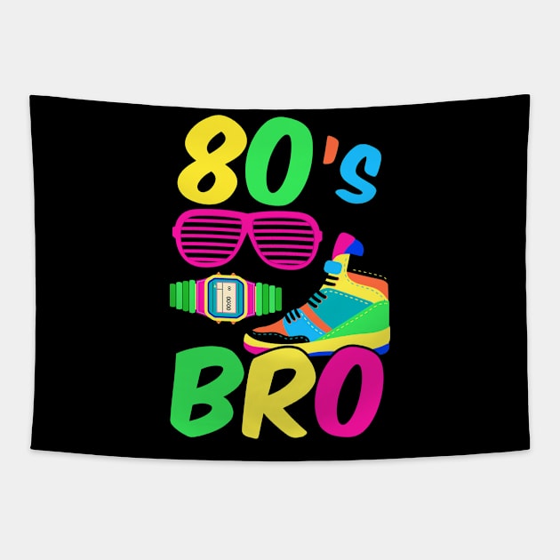 80s Bro Tapestry by TeddyTees