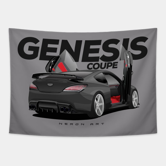 Genesis coupe Tapestry by Neron Art