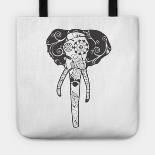 Sugar Skull Elephant Tote