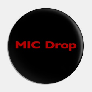 BTS (Bangtan Boys) Mic Drop Pin