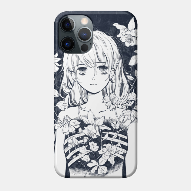 Girl Bone Flower 2 - Blossom - Phone Case