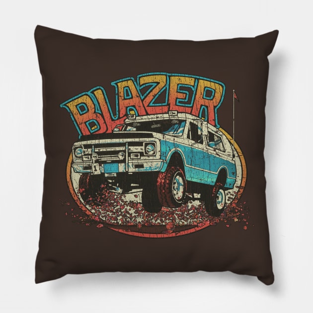 K5 Blazer 4x4 1971 Pillow by JCD666