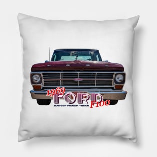 1969 Ford F100 Ranger Pickup Truck Pillow