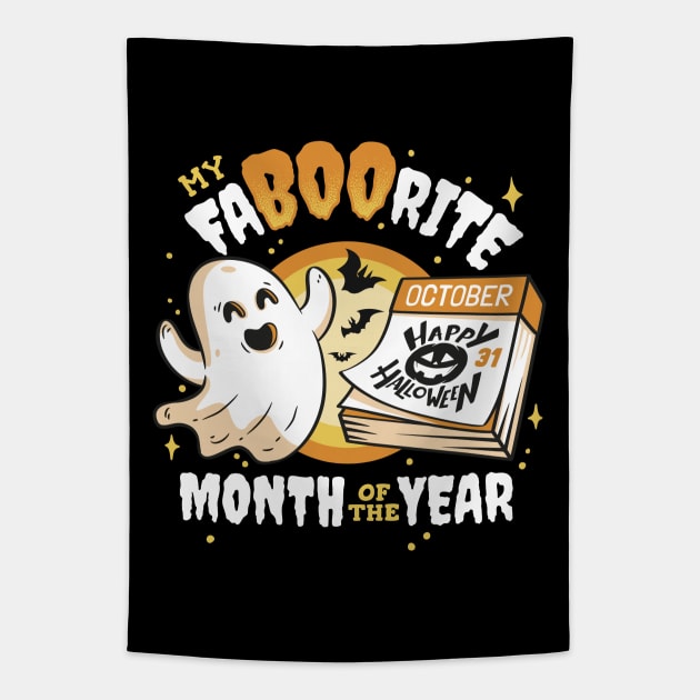 FaBOOrite Month v2 Tapestry by Olipop