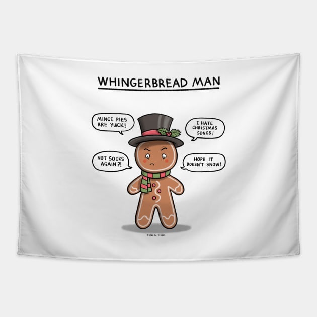 Whingerbread Man Tapestry by CarlBatterbee