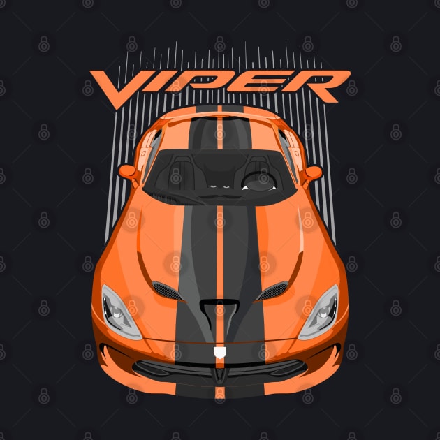 Viper SRT-orange and black by V8social