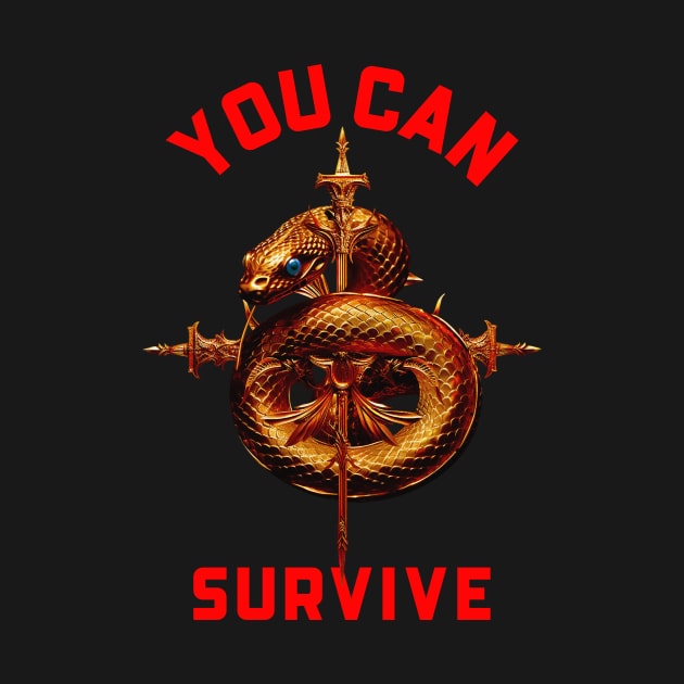 Hunger Games Snake - Survive by Tip Top Tee's