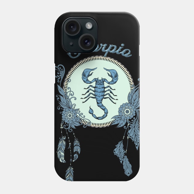 Zodiac sings Scorpio Phone Case by Nicky2342