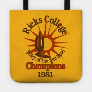 Napoleon Dynamite Ricks College Champions Tote