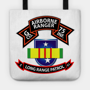 G Co 75th Ranger - 23rd ID VN Ribbon - LRSD Tote