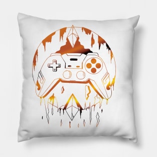 White Gold Gamer Controller Force Pillow