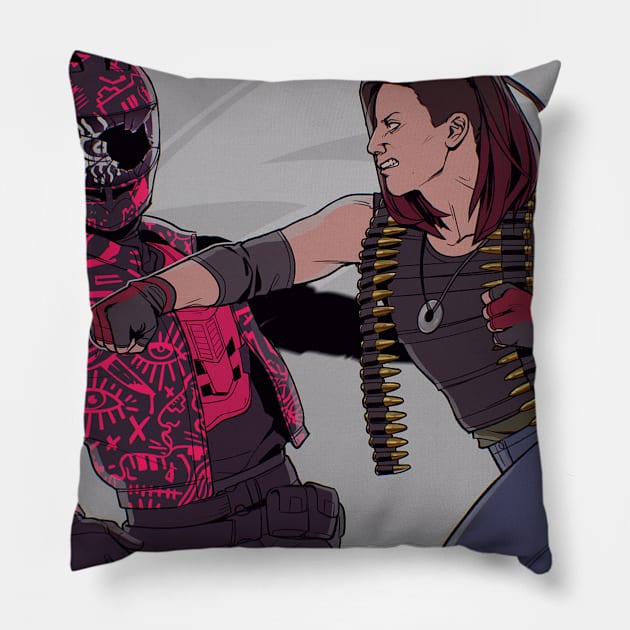 guerra Pillow by zaffyrr