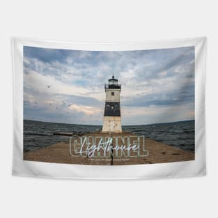 Channel Lighthouse Presque Isle Erie Pennsylvania Tapestry