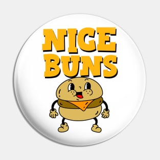 NICE Buns Burger Time Pin