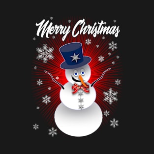 Merry Christmas - Snowman T-Shirt